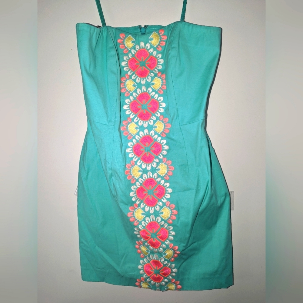 Vineyard Vines Strapless Caribbean Floral Dress